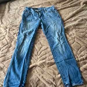 J Crew size 26 boyfriend jeans.
